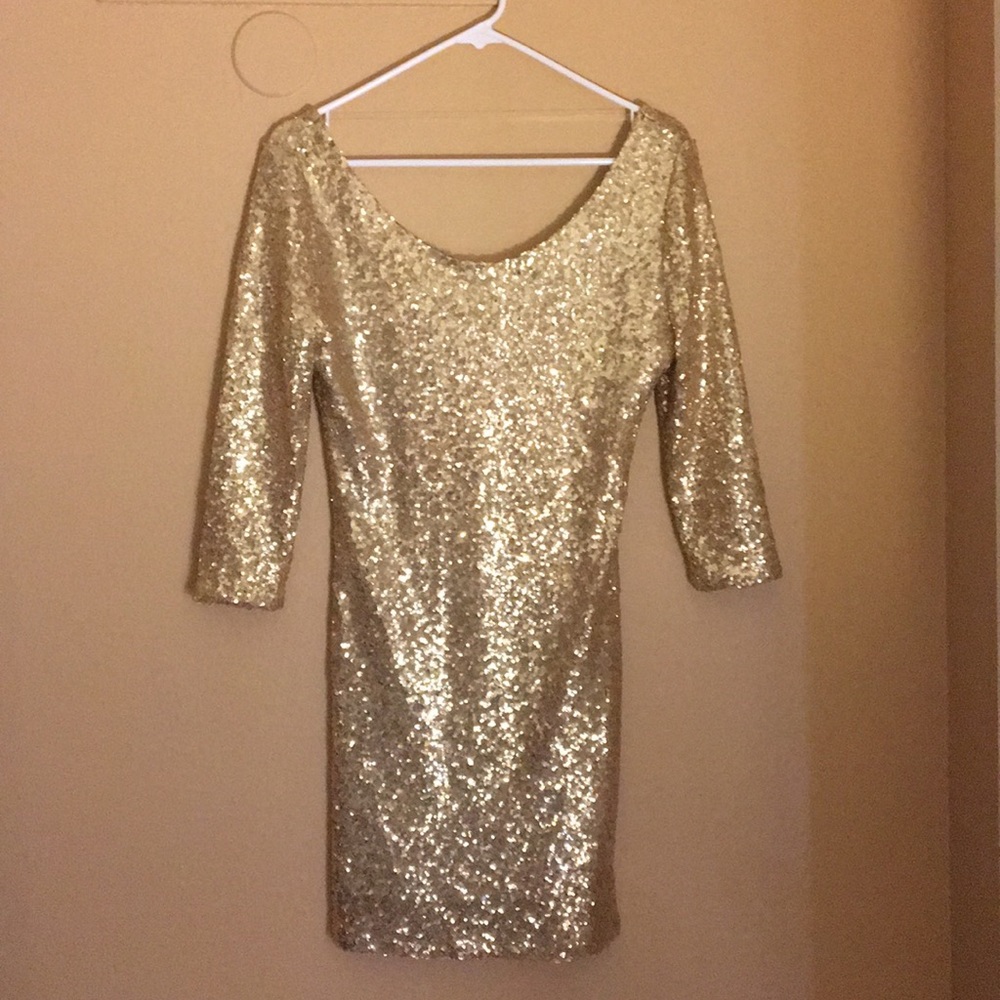 Never been worn gold dress!